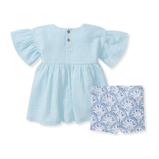 Dotted Muslin Set
