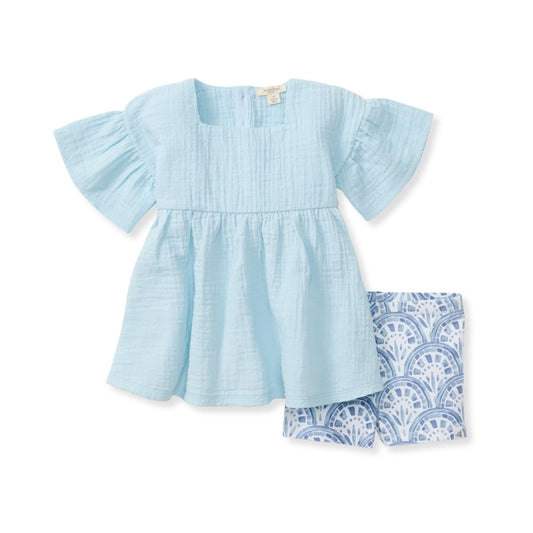 Dotted Muslin Set