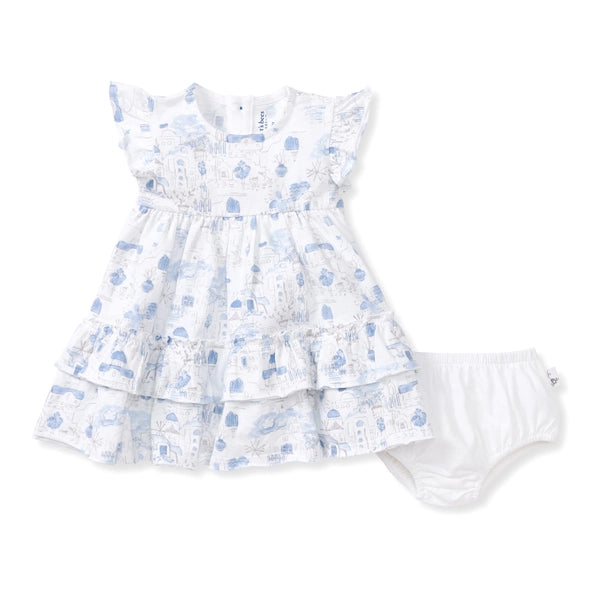 Santorini Dress & Diaper Cover