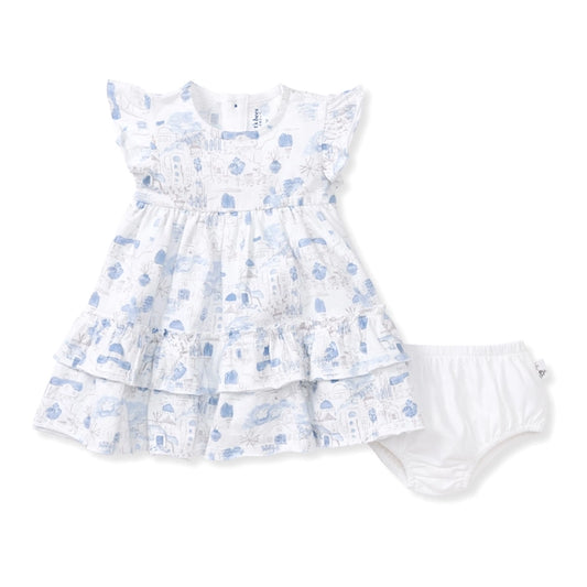 Santorini Dress & Diaper Cover