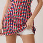 Multi Plaid Mini Dress