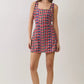 Multi Plaid Mini Dress