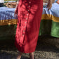 Button Front Linen Skirt