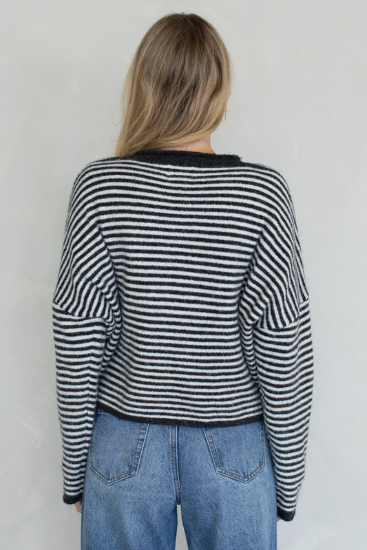 Piper Cardigan I Stripe