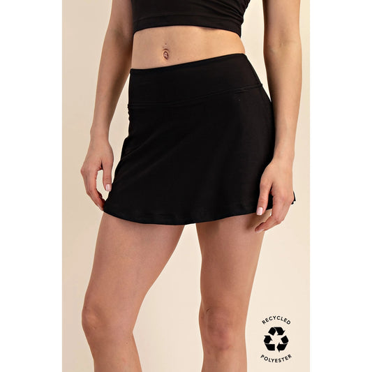 Black Butter Skort