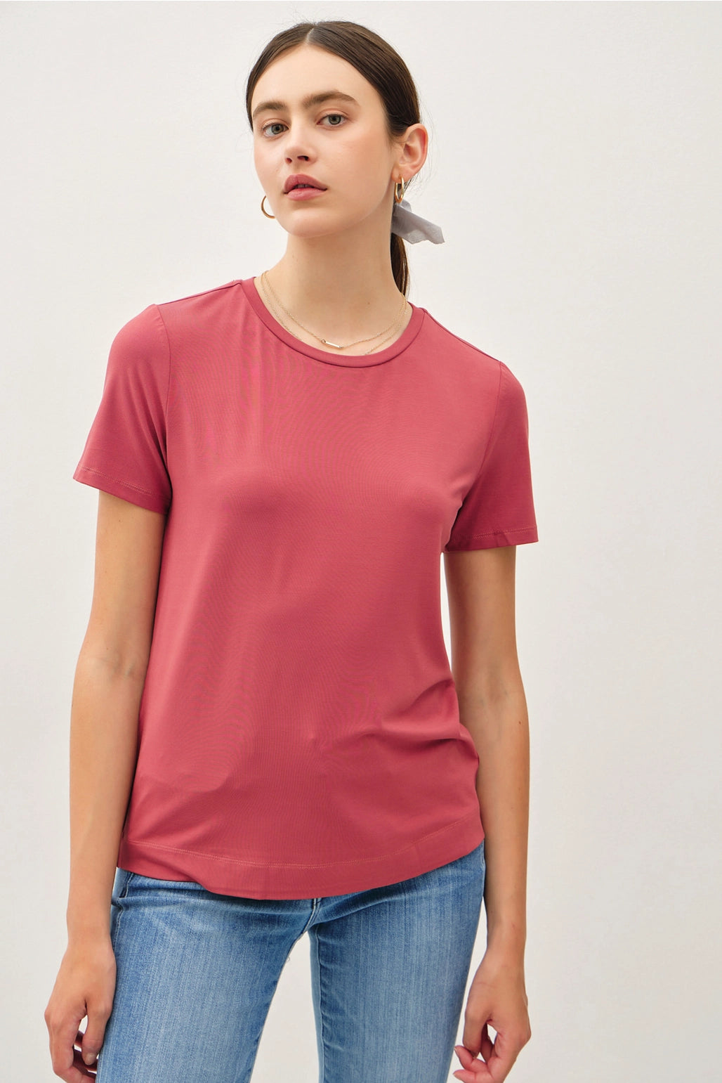 Poppy Bamboo/Modal Basic T-Shirt