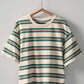 Vintage Washed Striped Cotton Tee