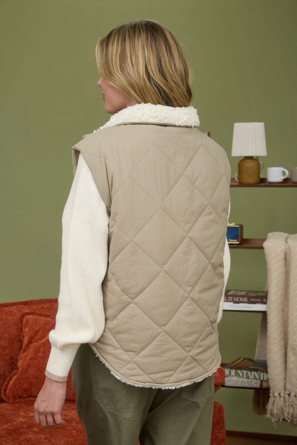 Fleece Puffer Vest