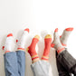 KC White Crew Socks