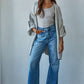 Folded Open Front Cardigan