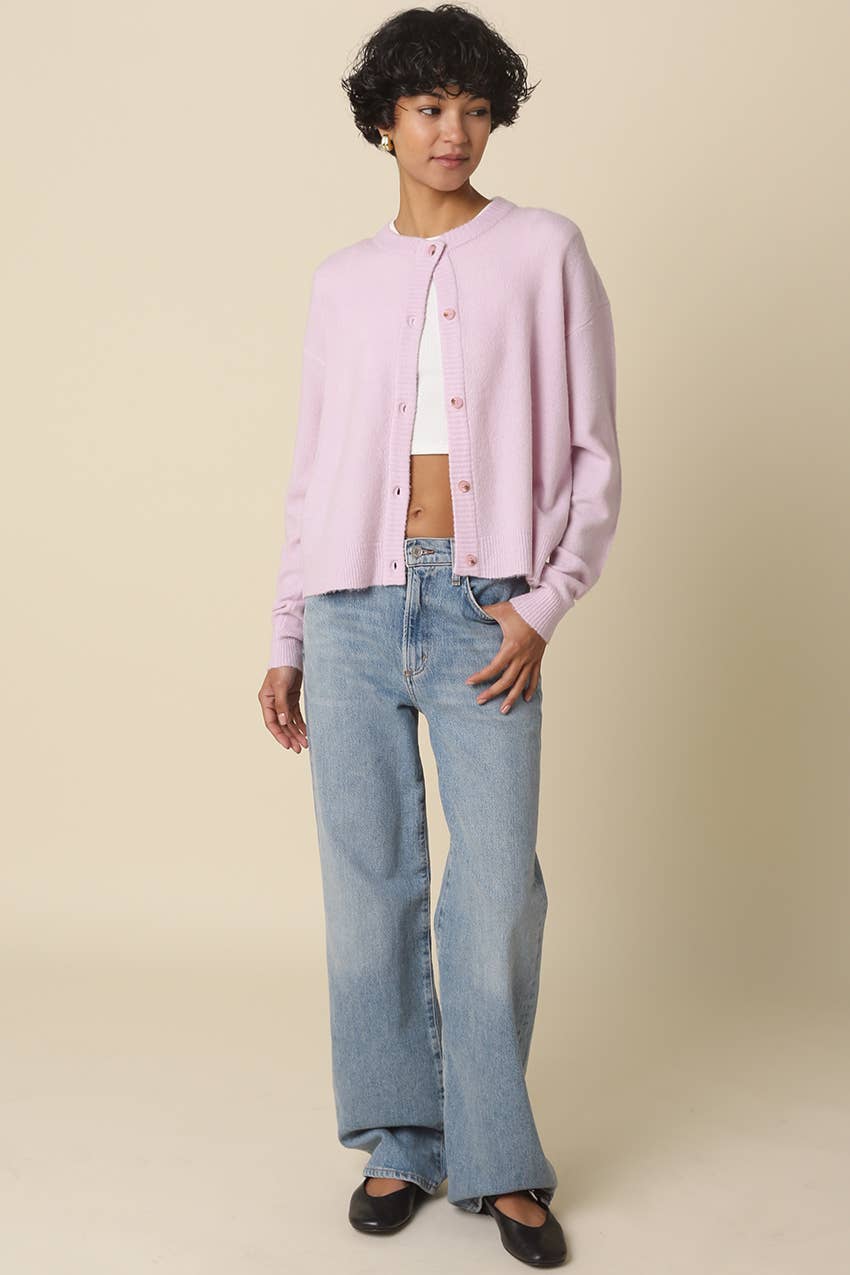 Relaxed Slouch Knit Cardigan