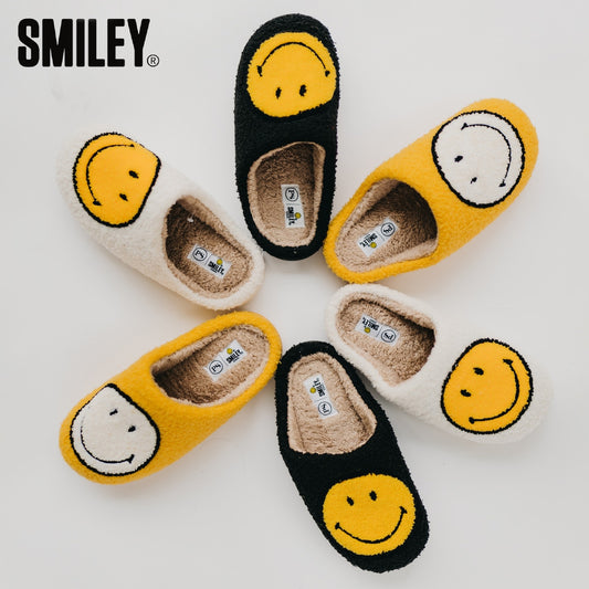 Smiley Slippers - Yellow