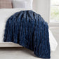 Luxury Heavyweight Ruched Throw Blankets