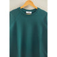 Soft + Slouchy Raglan Pullover I White