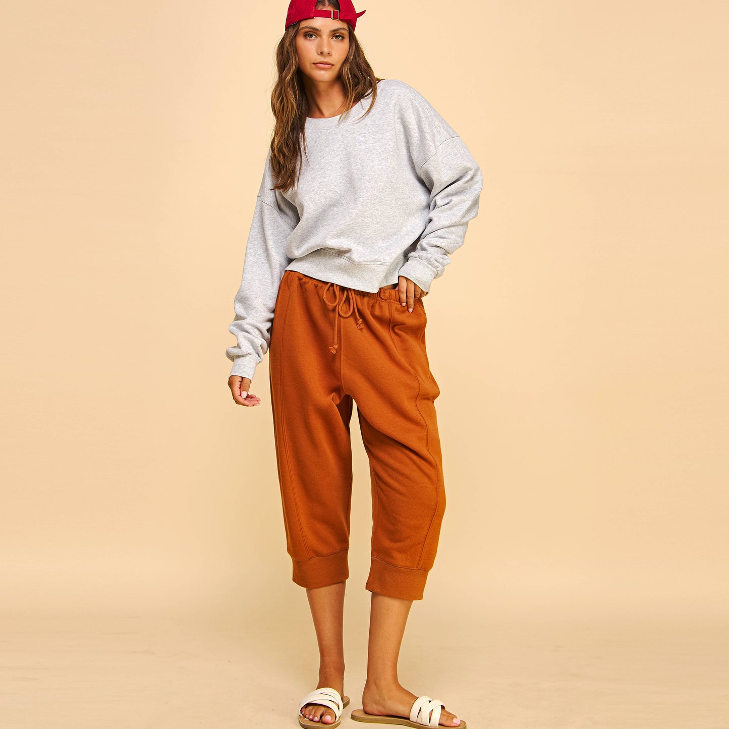 Everyday Fleece Crew I Pink