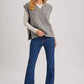 Oversized Knit Vest
