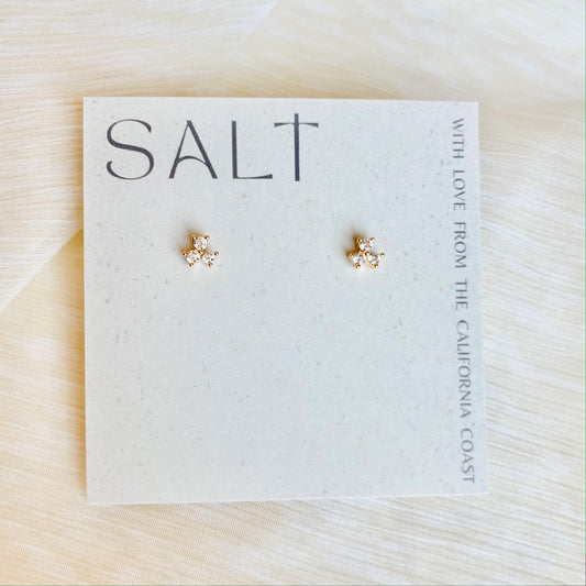 Trinity Studs | Dainty Stud Earrings