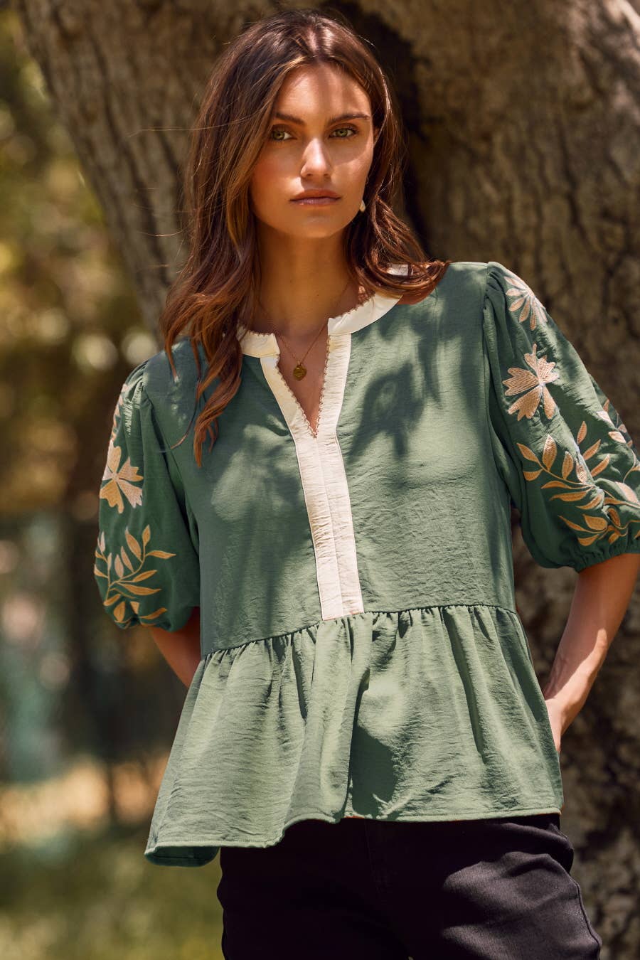 Floral Print Blouse