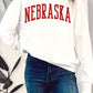 NE Puff Print Crewneck