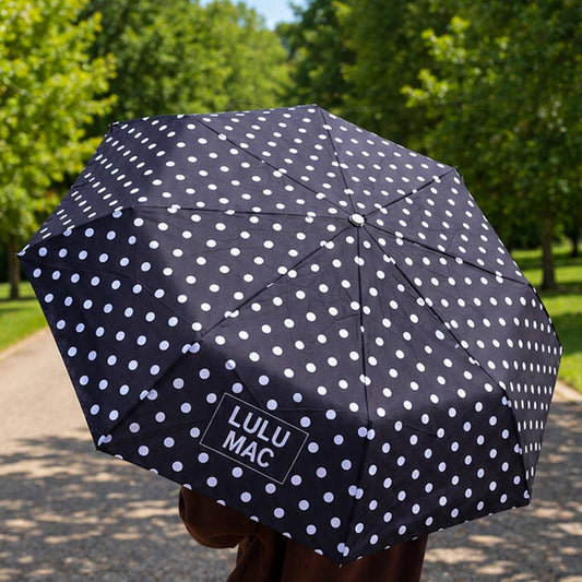 Black & White Polka Dot Umbrella