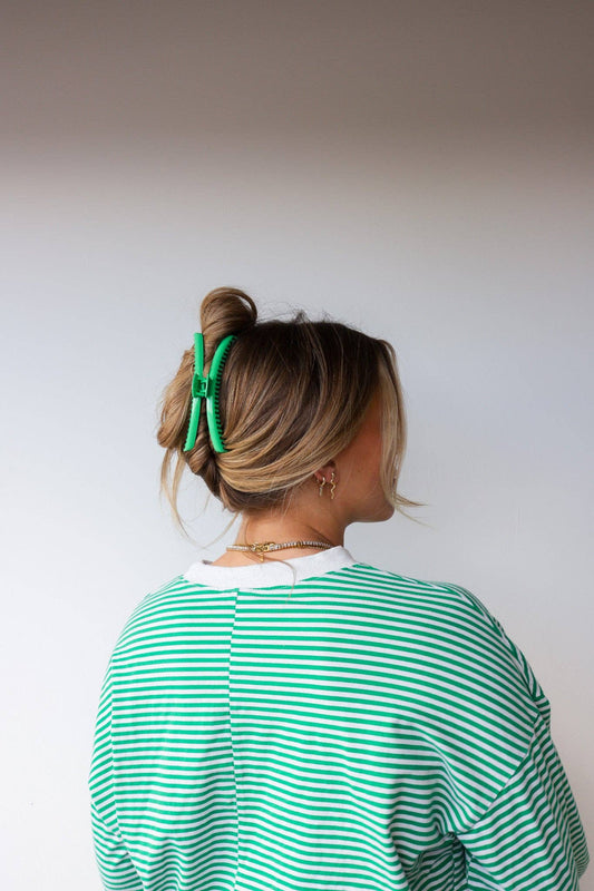 Kaxi Hair Clip I Emerald Green