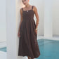Mocha Polka Dot Midi