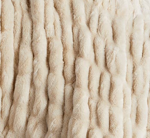 Luxury Heavyweight Ruched Throw Blankets