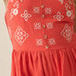 Floral Embroidered Romper
