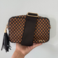 Woven Checkered Bag