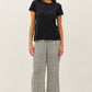 Charcoal Blue Basic Tee