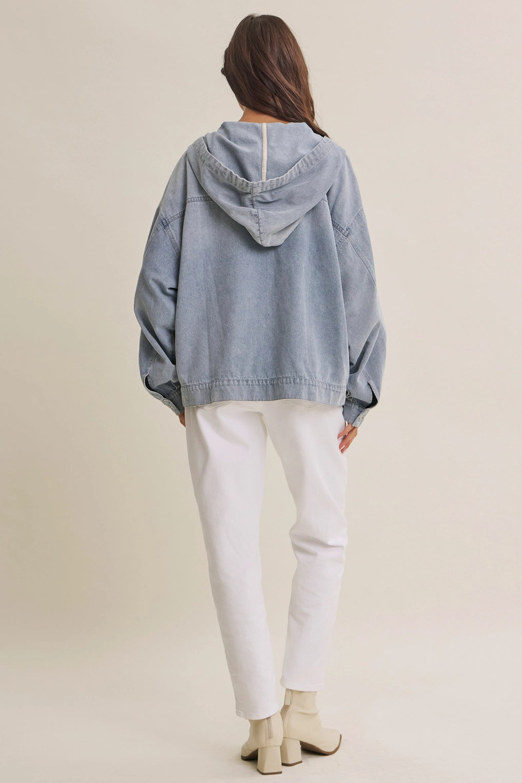 Weekend Wash Denim Hoodie