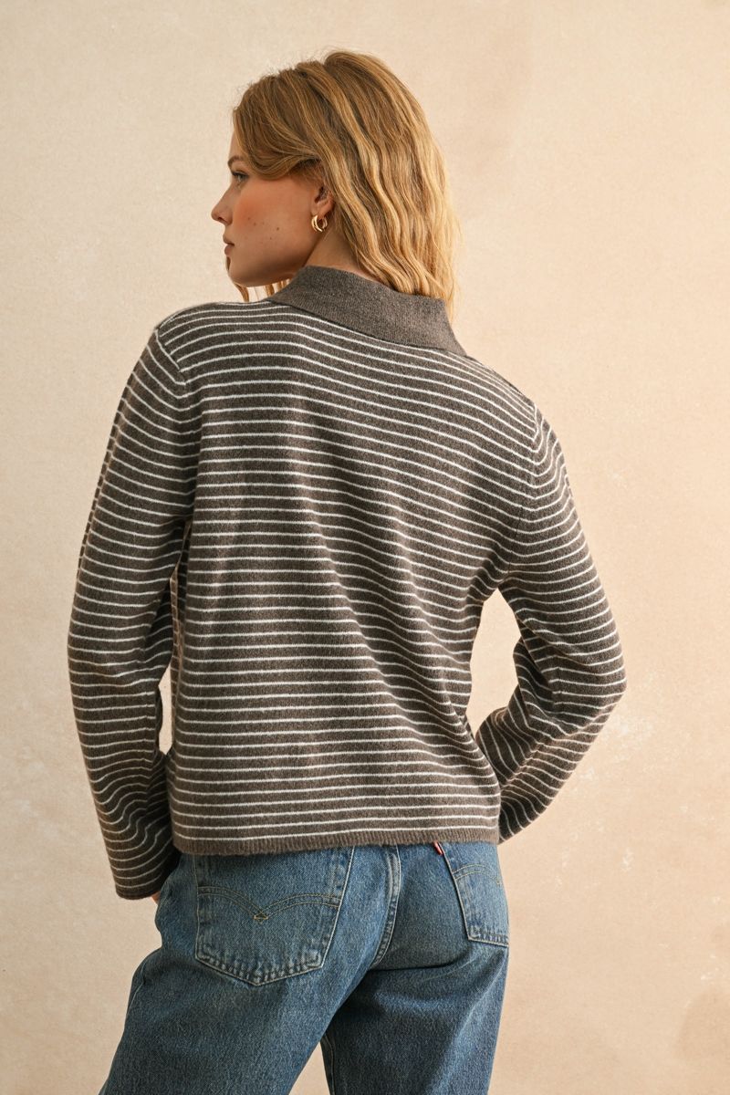 Laid-Back Stripe Henley