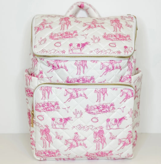 Cowgirl Duffle Backpack