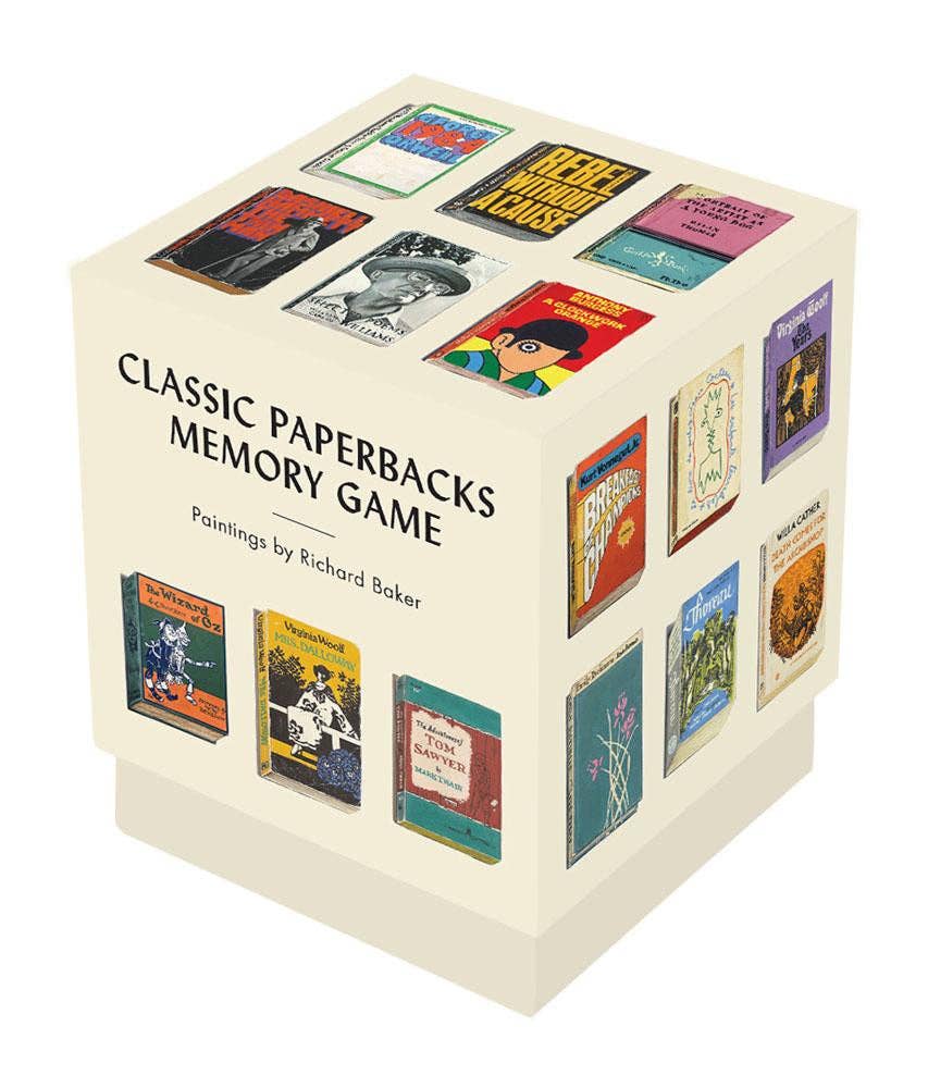 Vintage Paperbacks Memory Game