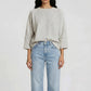 Oversized Side Slit Dolman Top