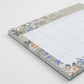 Blossom Weekly Planner Notepad - Green Floral