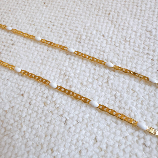 White Color Pop Necklace