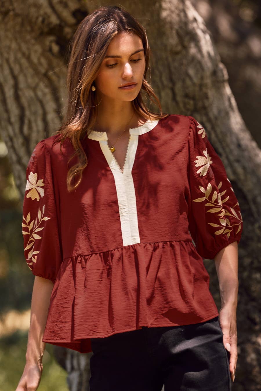 Floral Print Blouse