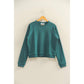 Soft + Slouchy Raglan Pullover I White