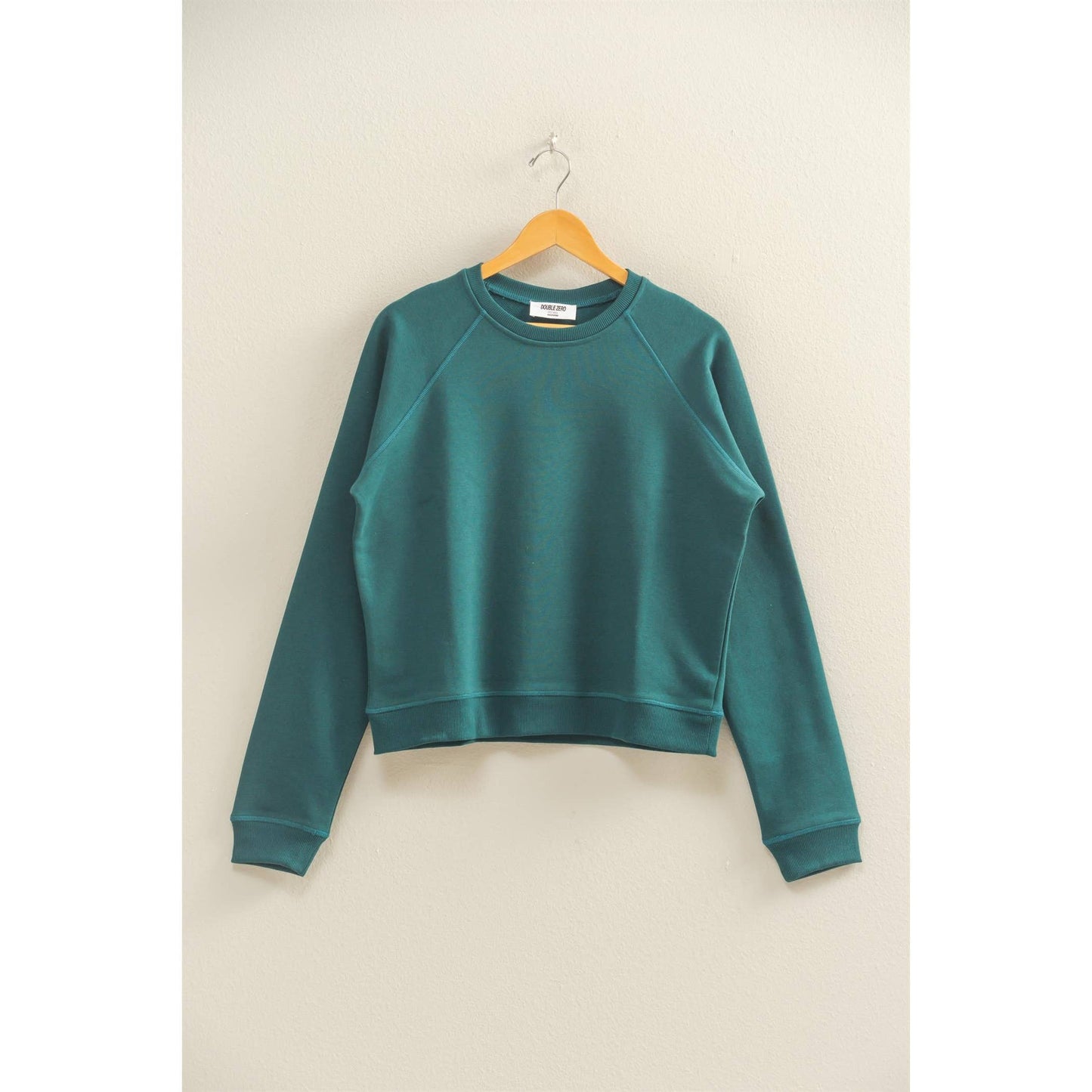 Soft + Slouchy Raglan Pullover I White