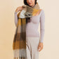 Oversized Fringe Scarf – Cozy Breeze - Pink