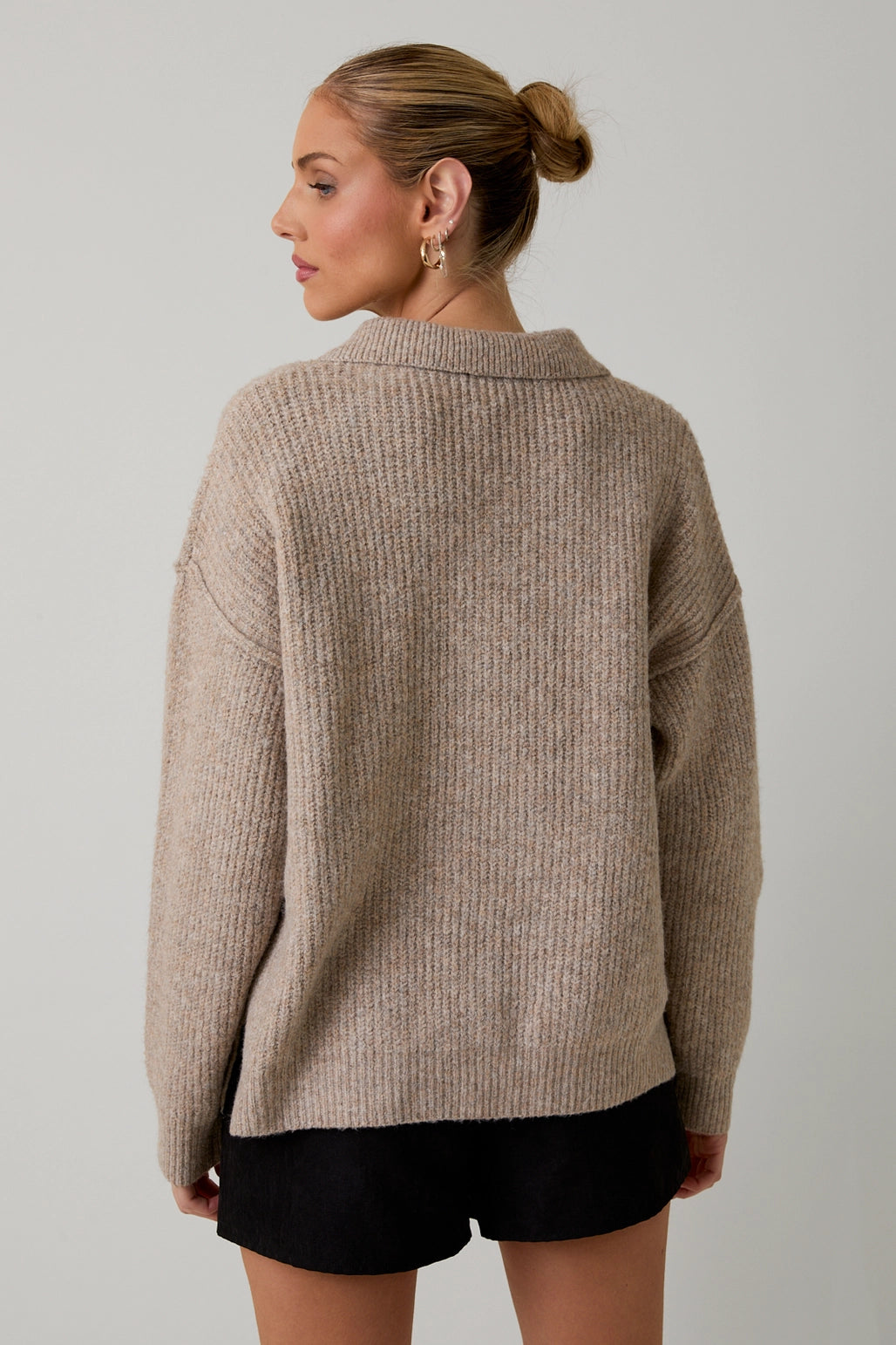 Button Down Sweater Jacket