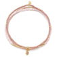 Simply Chic Bracelet Trio I Blush & Gold