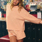 Easy Striped Knit Shorts