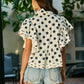 Polka Dot Pintuck Blouse