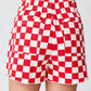 Red Checkered Shorts