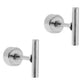 Screwback Stud Earrings - Perry Silver