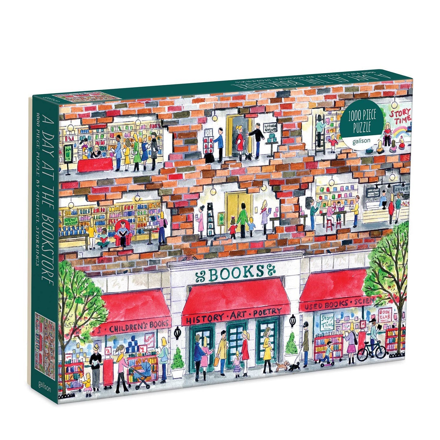 A Day at the Bookstore 1000 Piece Puzzle