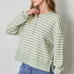 Striped Long Sleeve Crew