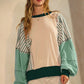 Fleece Colorblock Crewneck